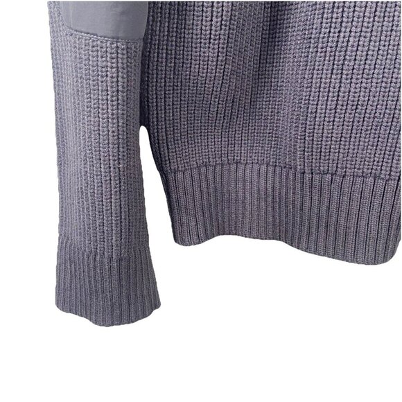 Duluth Trading Co Mens Size XL Brigadier Button Mock Sweater Blue Gray ($99.95) - Picture 7 of 12